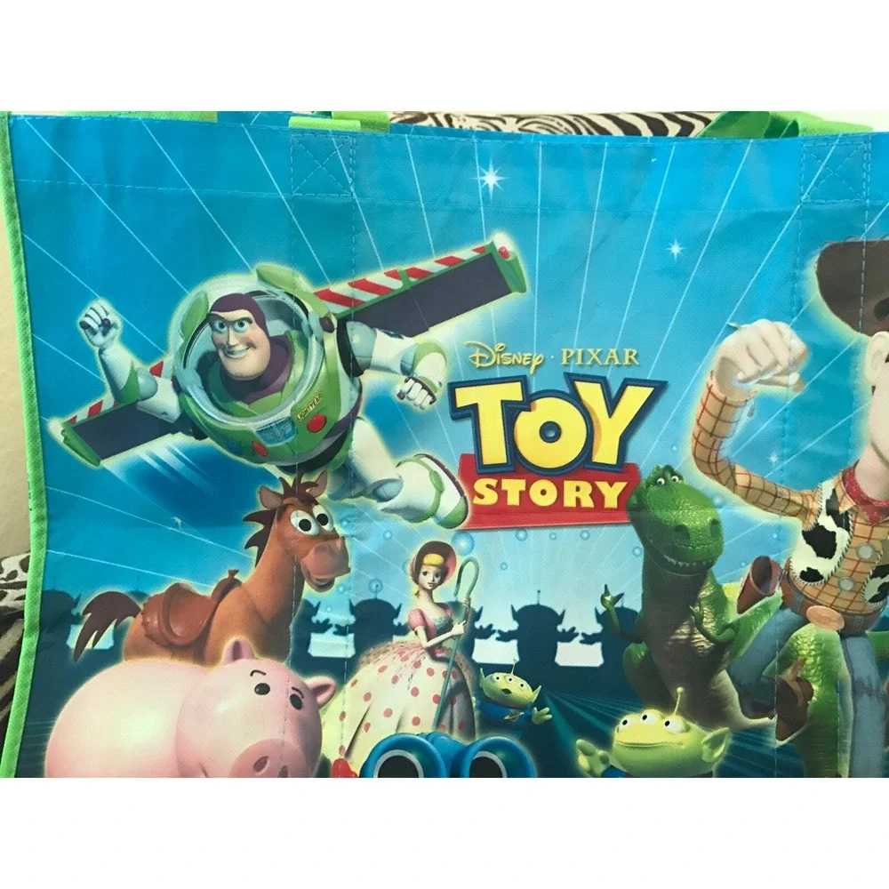 Disney Store XL Toy Story Reusable Shopping Basket Tote Bag Grocery Birthday NEW